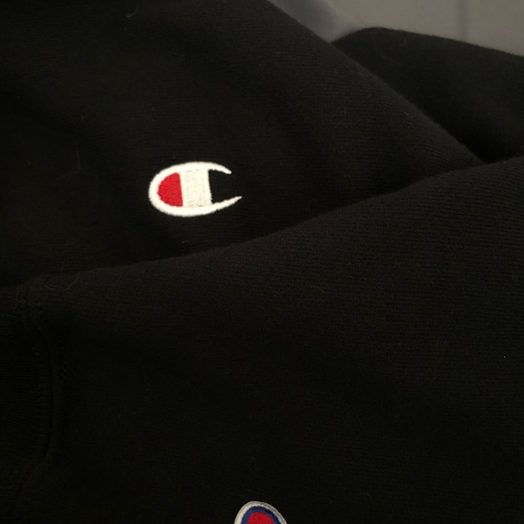 ❌SOLD❌Champion reverse weave Med Mens Black &Green - Picture 2 of 8